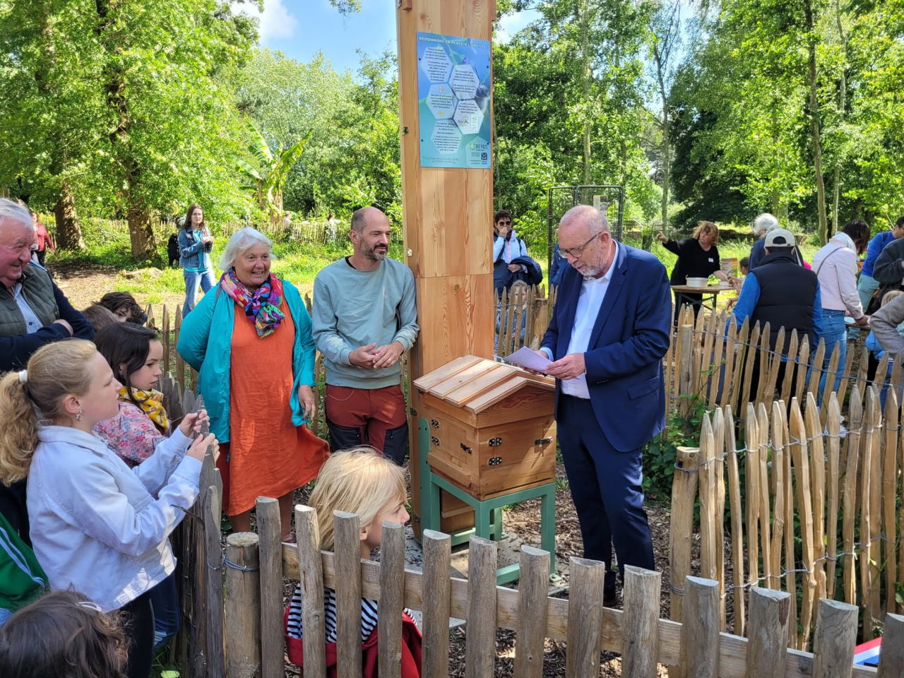 Image d'illustration pour : Inauguration de la ruche pédagogique