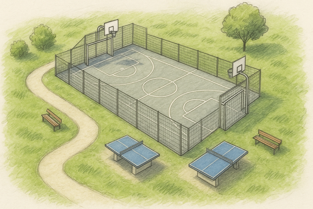 Image d'illustration pour : Aire de loisirs sportifs au Plessis