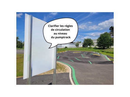 Image d'illustration pour : Panneaux de signalisation au Pumptrack