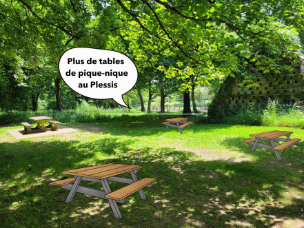 Image d'illustration pour : Plus de tables de pique-nique