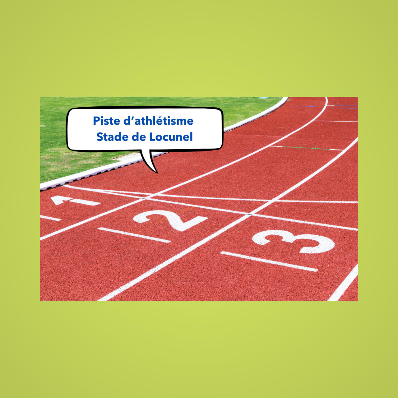Image d'illustration pour : Piste d'athlétisme au stade de locunel