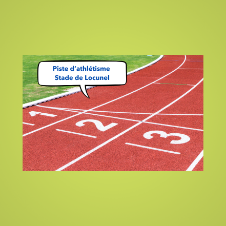 Image d'illustration pour : Piste d'athlétisme au stade de locunel