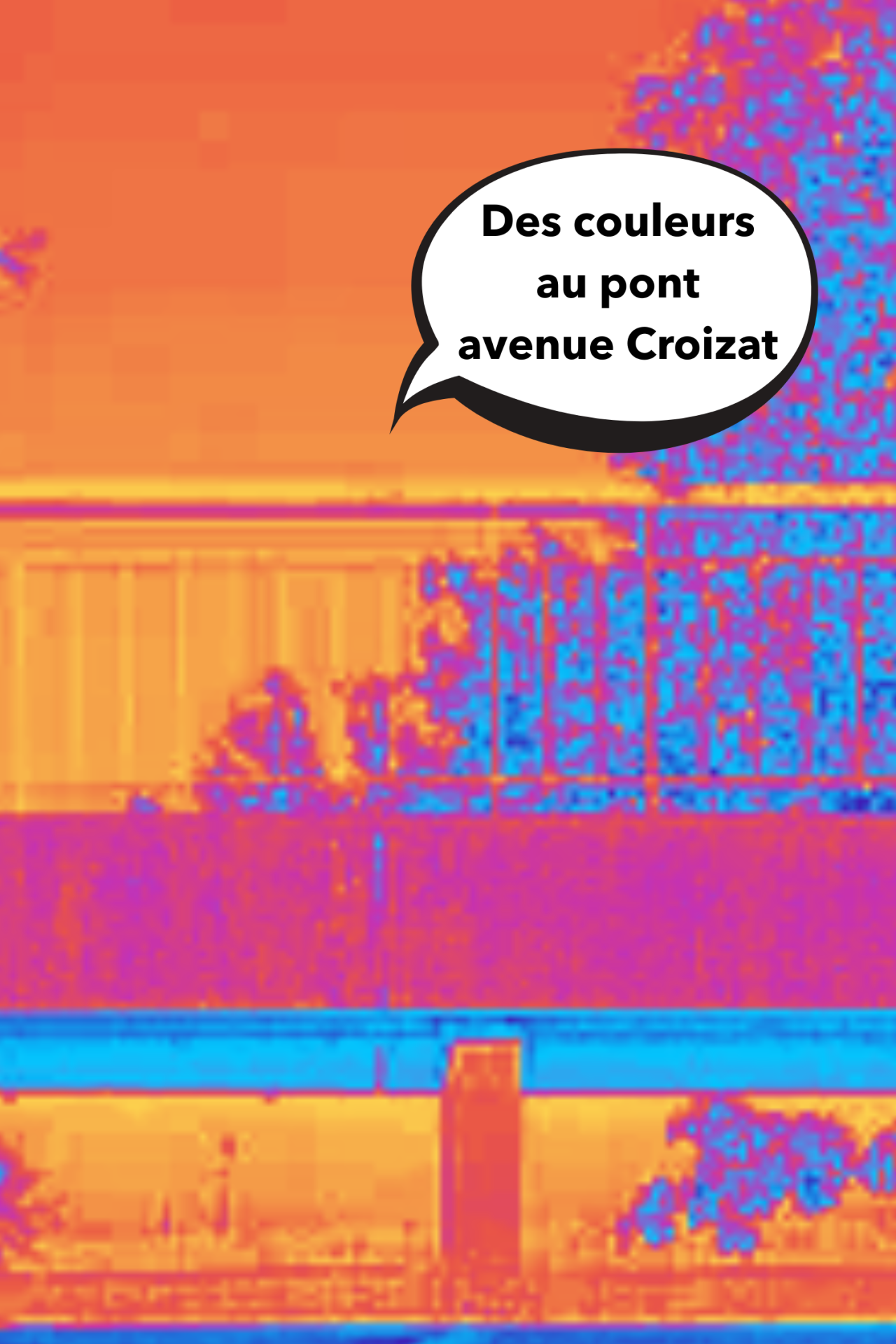 Image d'illustration pour : Donner des couleurs au pont Avenue Croizat